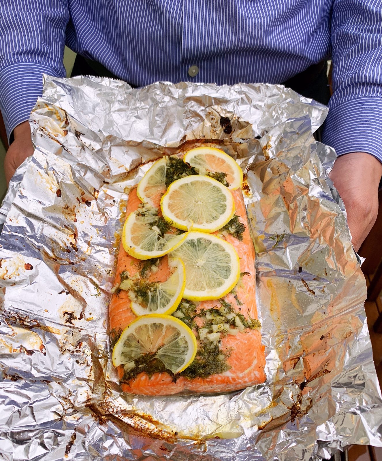 Lemon Pepper Salmon with Dill Butter - Wedge Community Co-ops