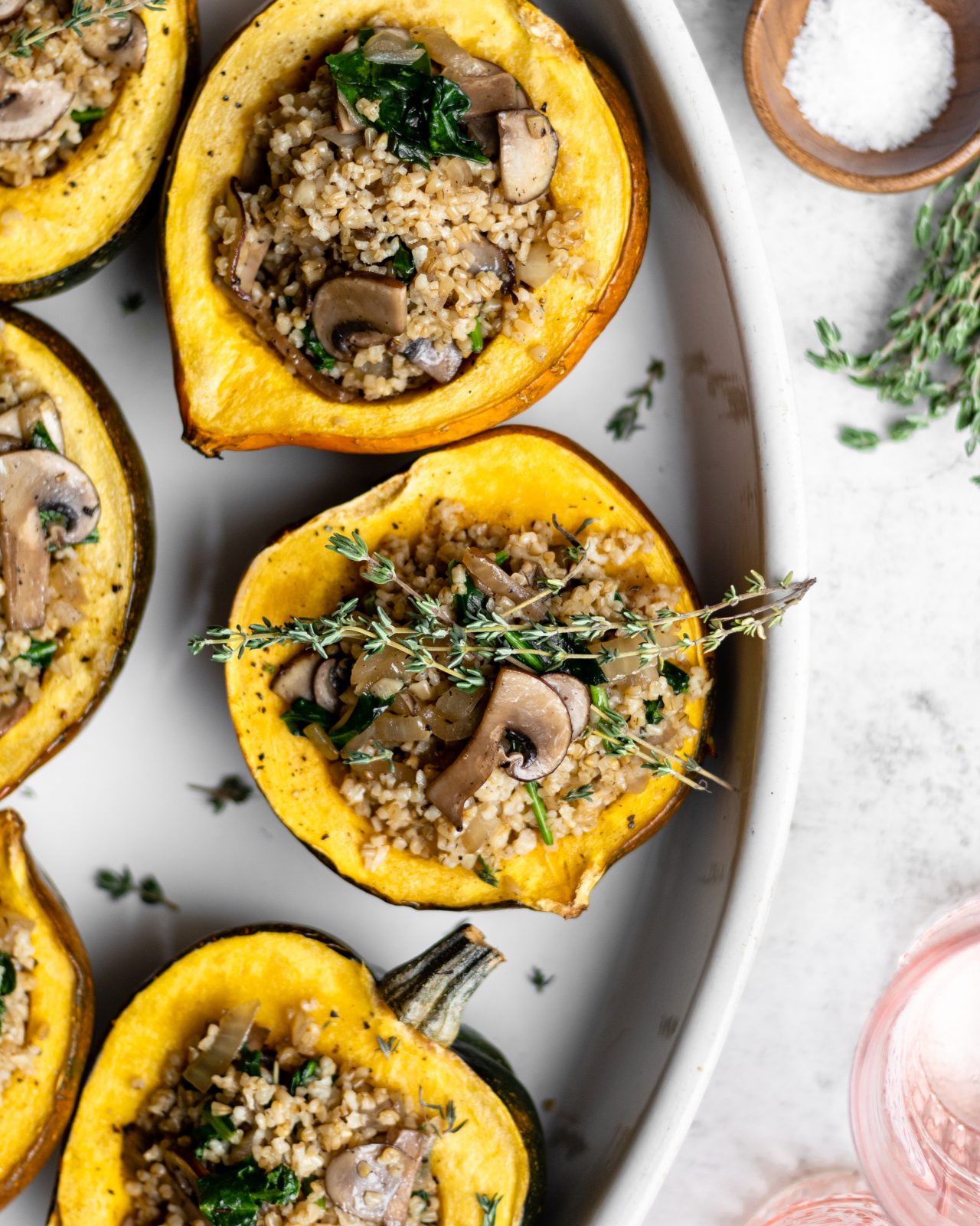 Savory Oat-Stuffed Acorn Squash - Wedge Community Co-ops