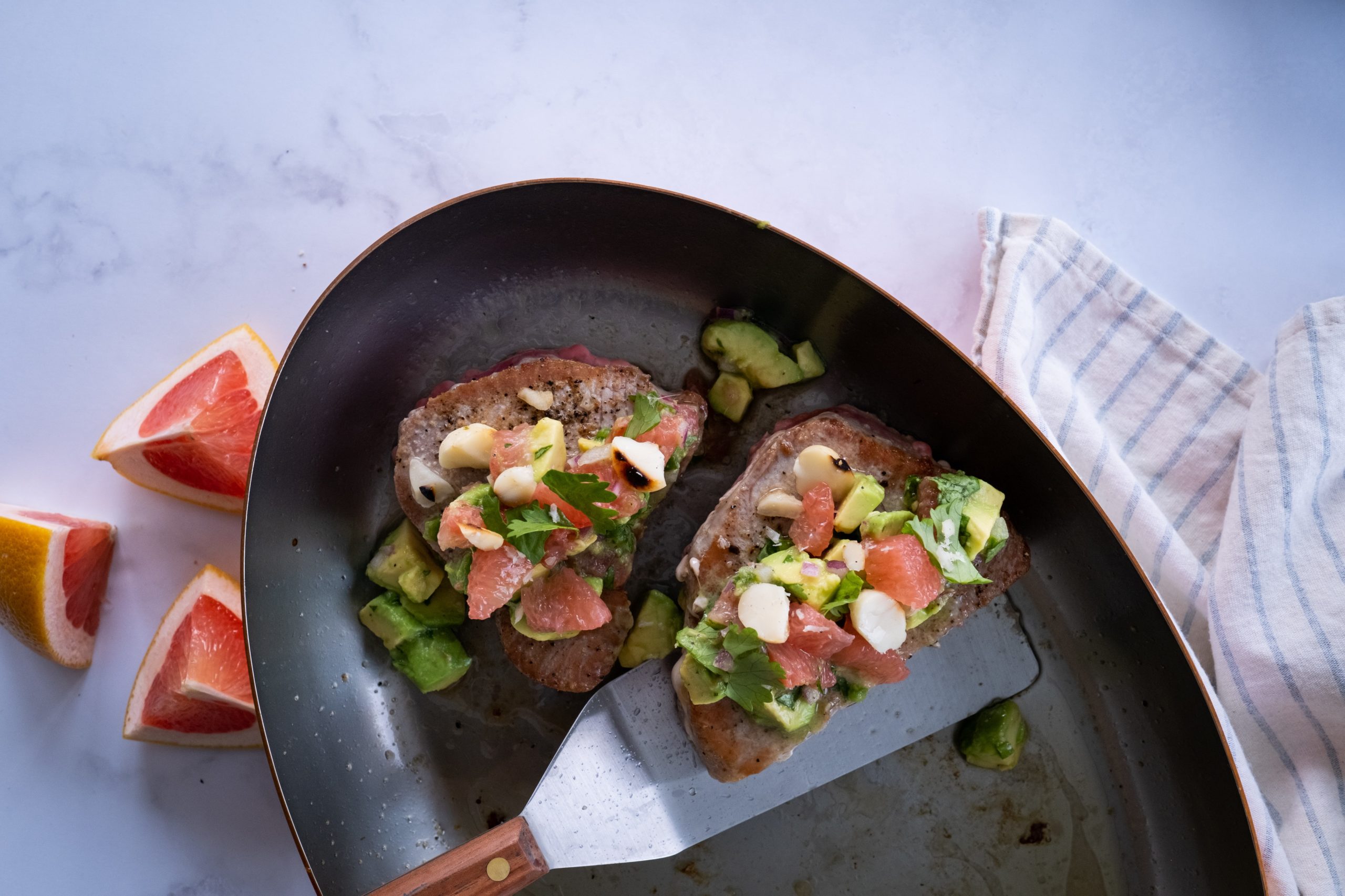 Pan-Seared Tuna with Grapefruit Avocado Salsa - Wedge Community Co-ops