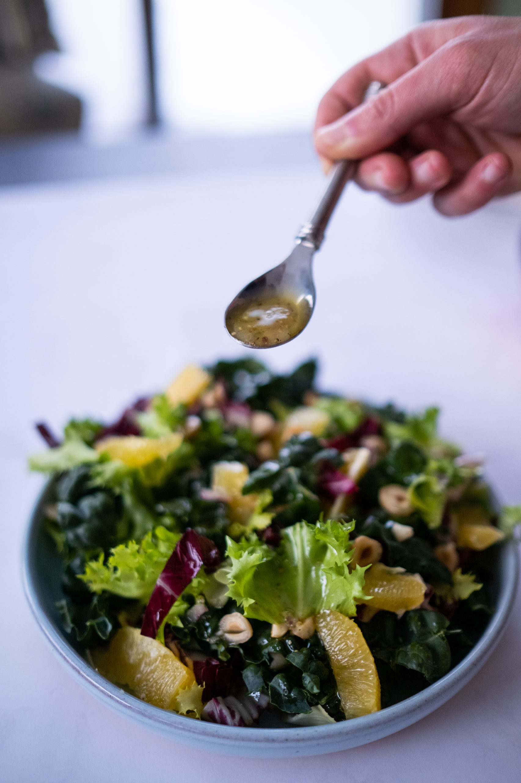 Wilted Bitter Greens with Warm Citrus Vinaigrette Wedge Community Coops