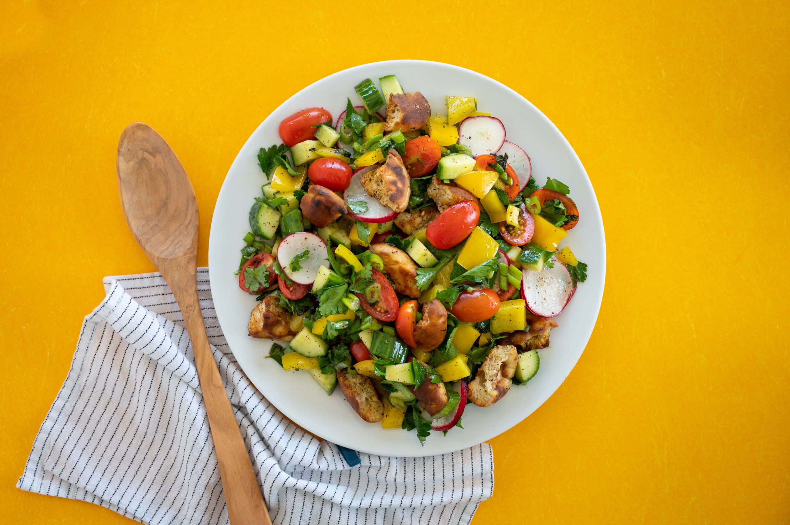 FATTOUSH WITH SUMAC LEMON VINAIGRETTE Wedge Community Coops