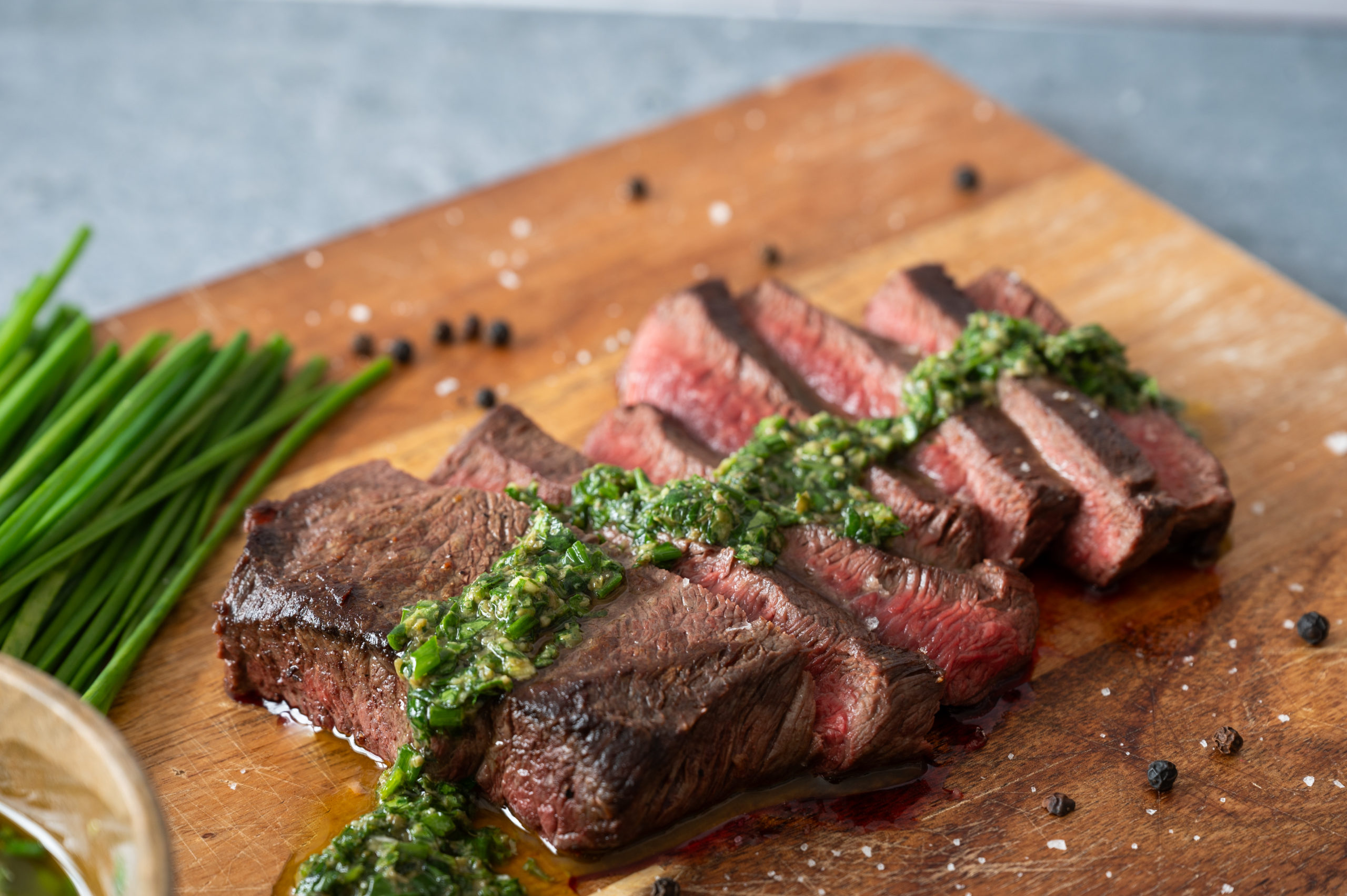 Skillet Flat Iron Steak with Italian Salsa Verde - Wedge Community Co-ops